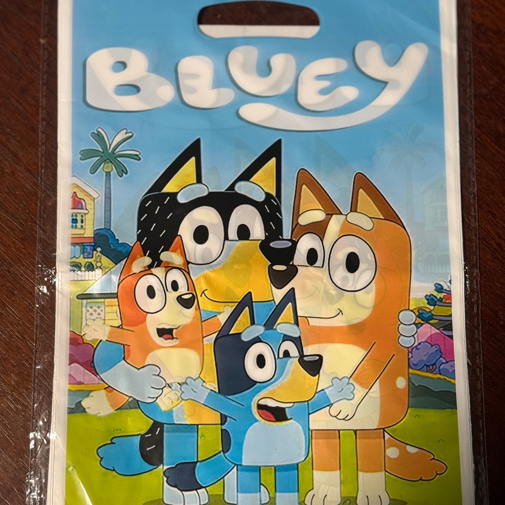 Bluey Party Favor Bags
